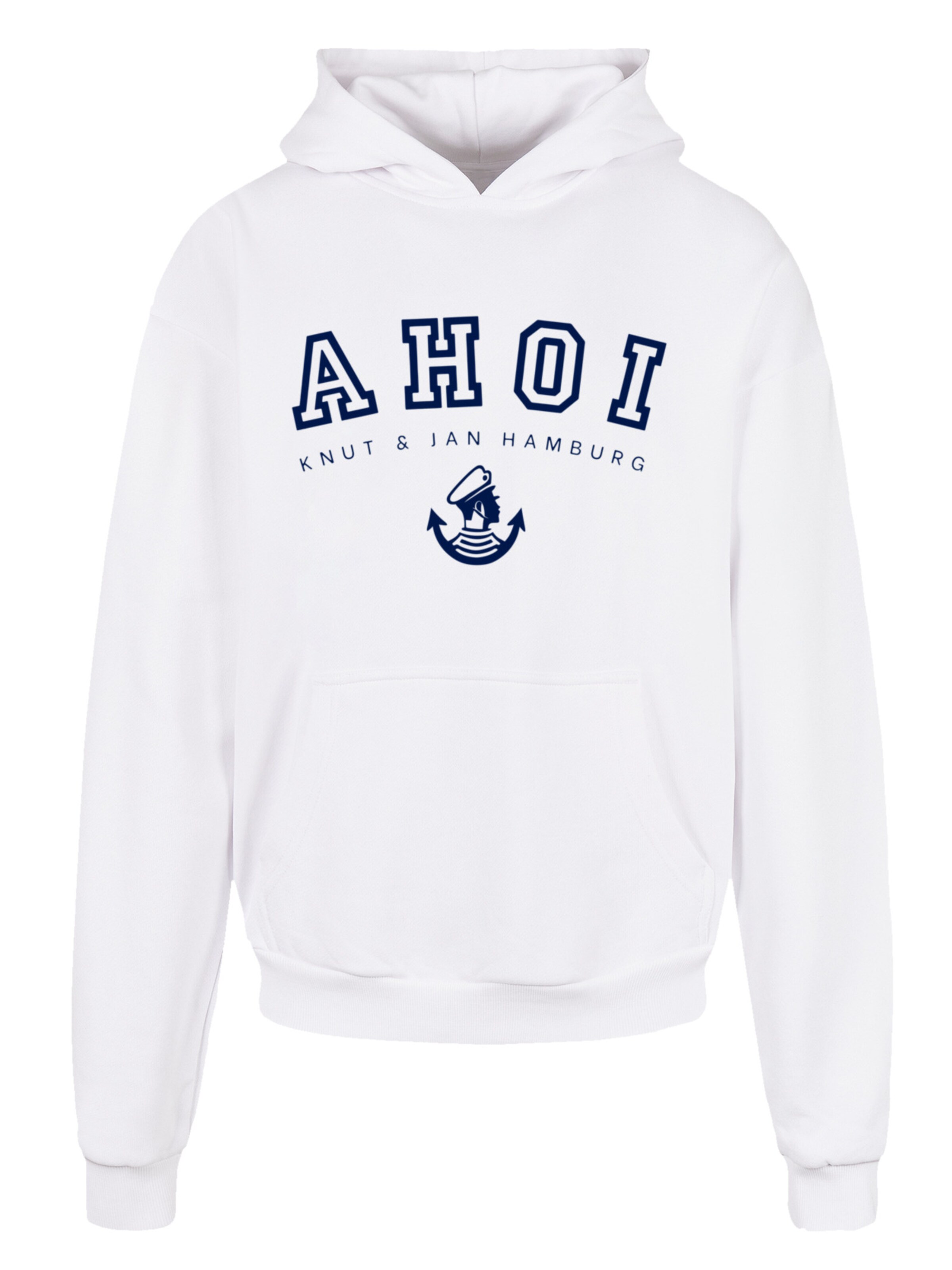 F4NT4STIC Sweatshirt in White: front