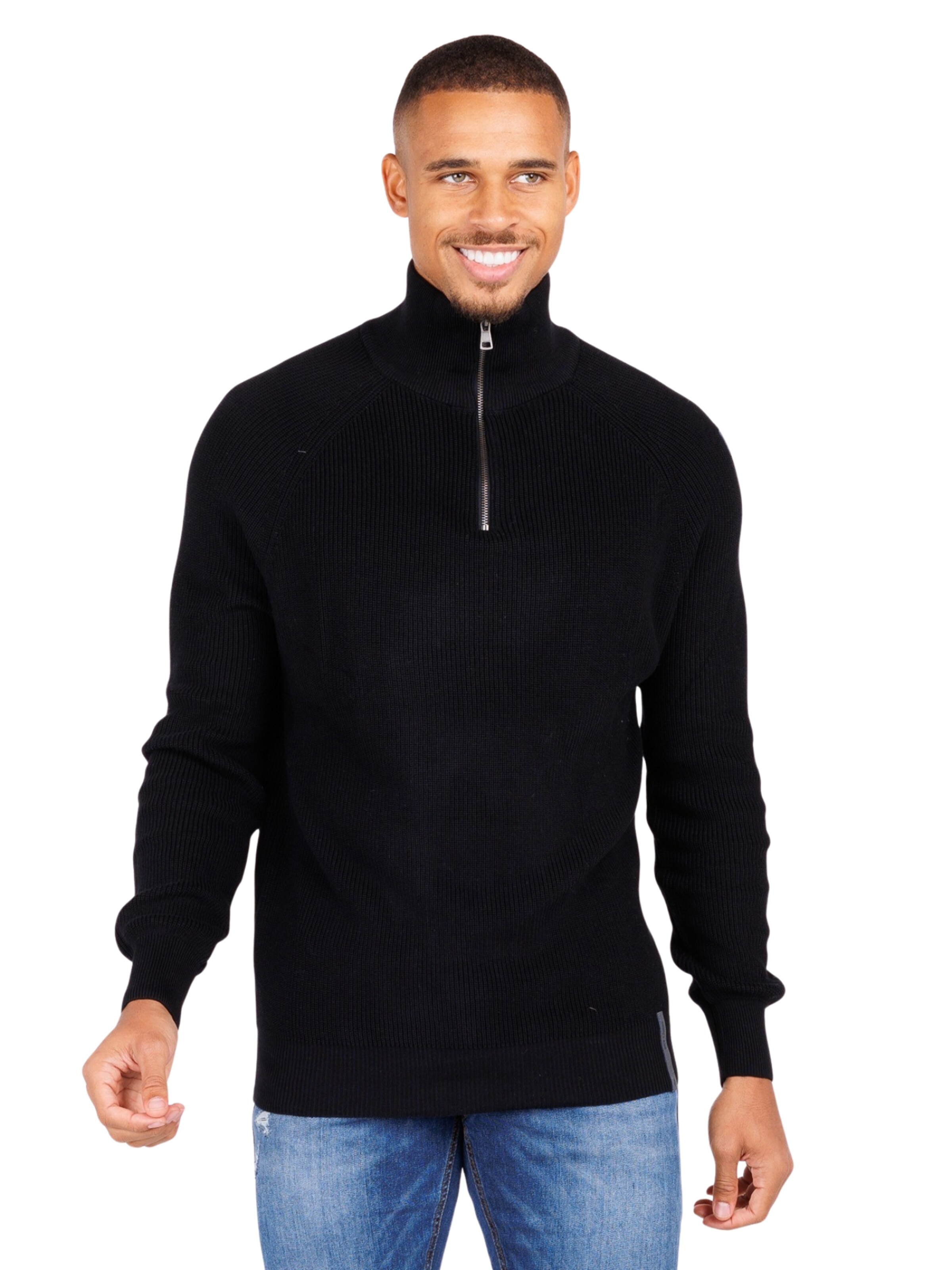 Key Largo Pullover 'STAGE' in Schwarz