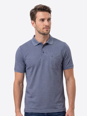 Ragman Shirt 'Basic' in Blauw