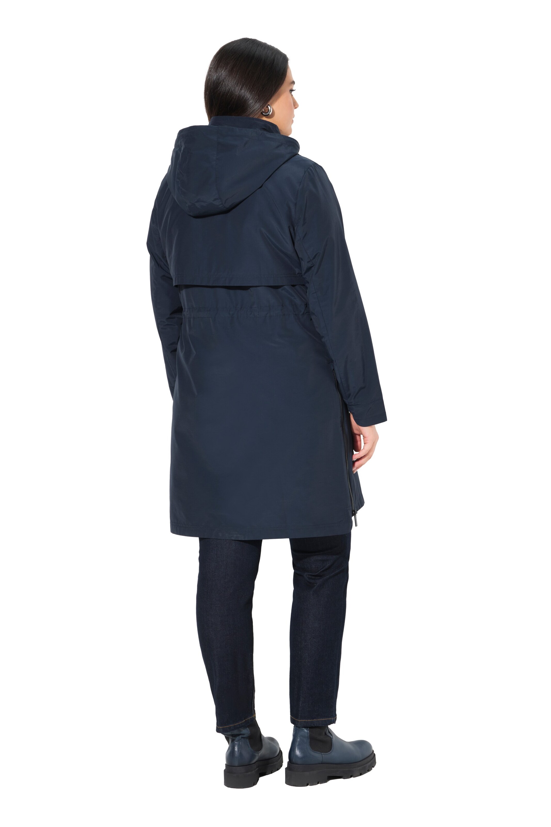 Ulla Popken Weatherproof jacket in Blue
