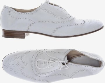 Fratelli Rossetti Flats & Loafers in 40 in White: front