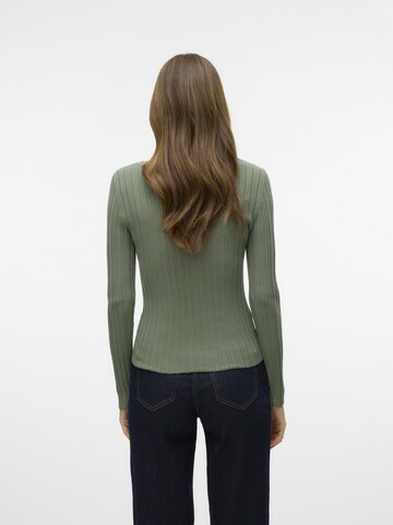 VERO MODA Pullover 'VMCecilie' i grøn