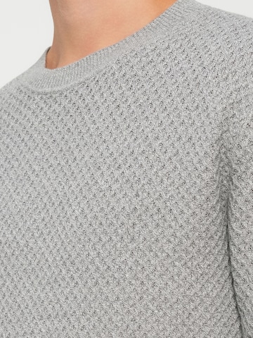 Pull-over 'JPRBLUBARKLEY' JACK & JONES en gris