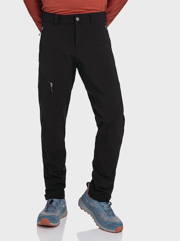 Schöffel Regular Outdoorbroek 'Cascata' in Zwart: voorkant