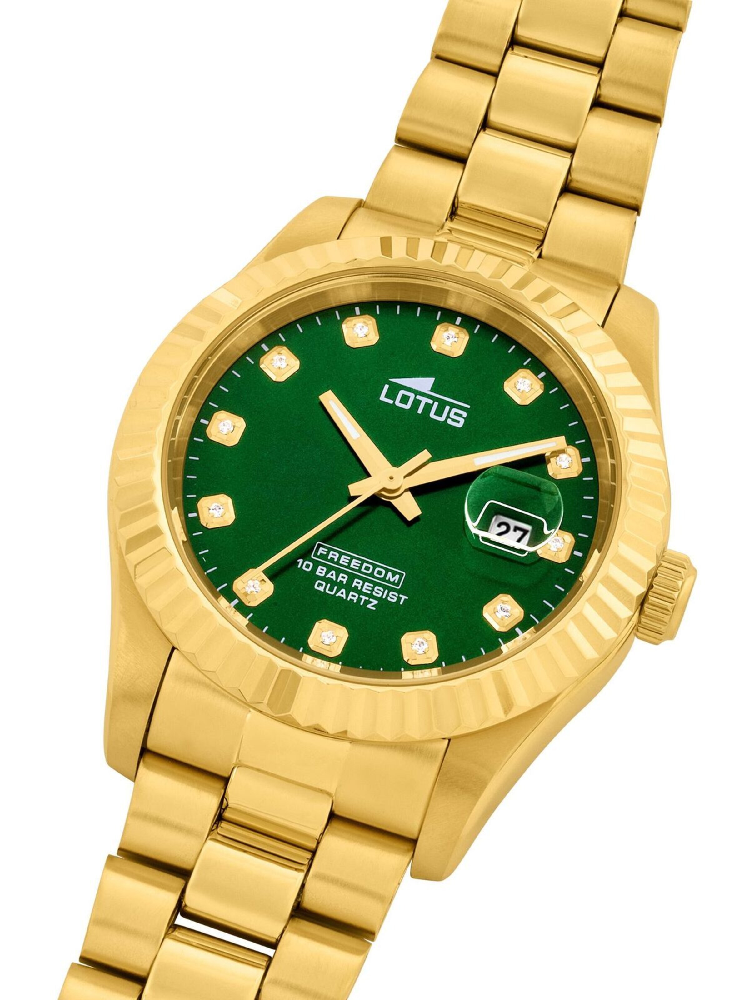 Lotus Analoog horloge 'Date watch Freedom' in Groen