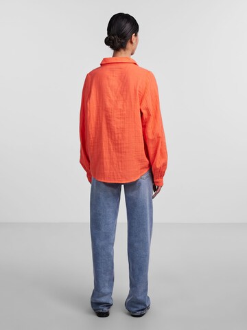 PIECES Blouse 'Stina' in Orange