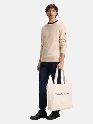 TOM TAILOR Trui in Beige