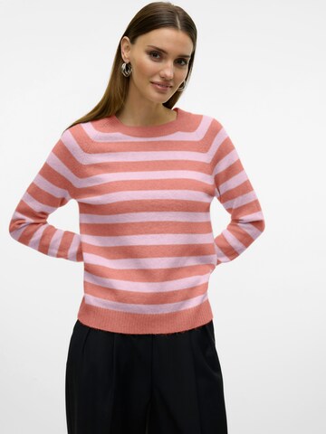 VERO MODA Sweter 'VMDoffy' w kolorze różowy: przód