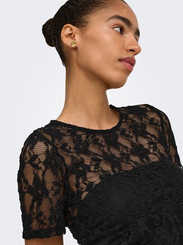 ONLY T-Shirt 'ONLAlba' in Schwarz