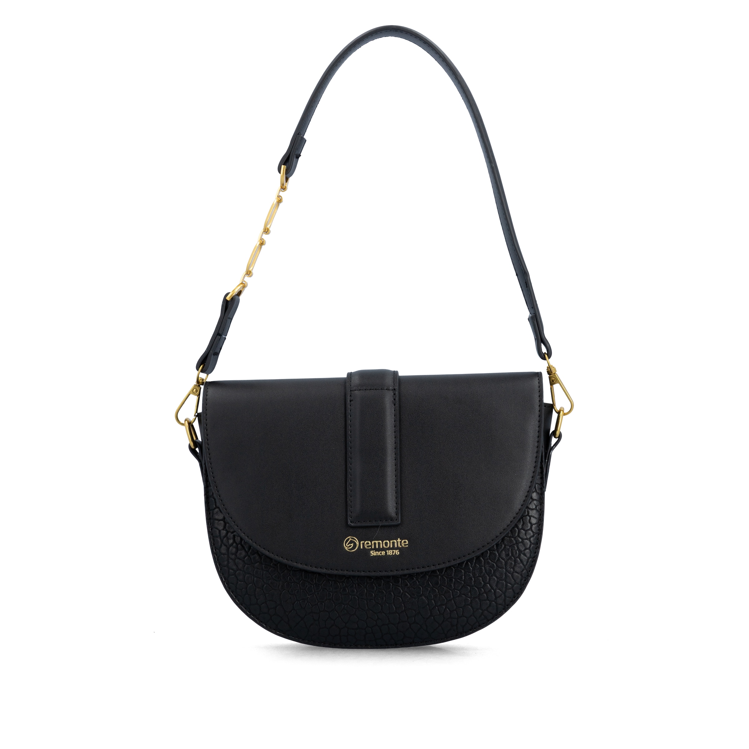 Sac bandoulière ' Q0678 ' REMONTE en noir : devant