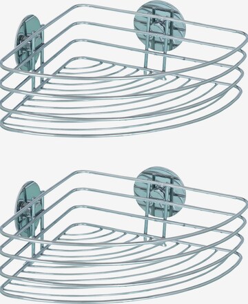 Wenko Wand-Eckregal in Silber: predná strana