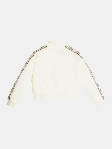 GUESS Sweatjacke in Beige