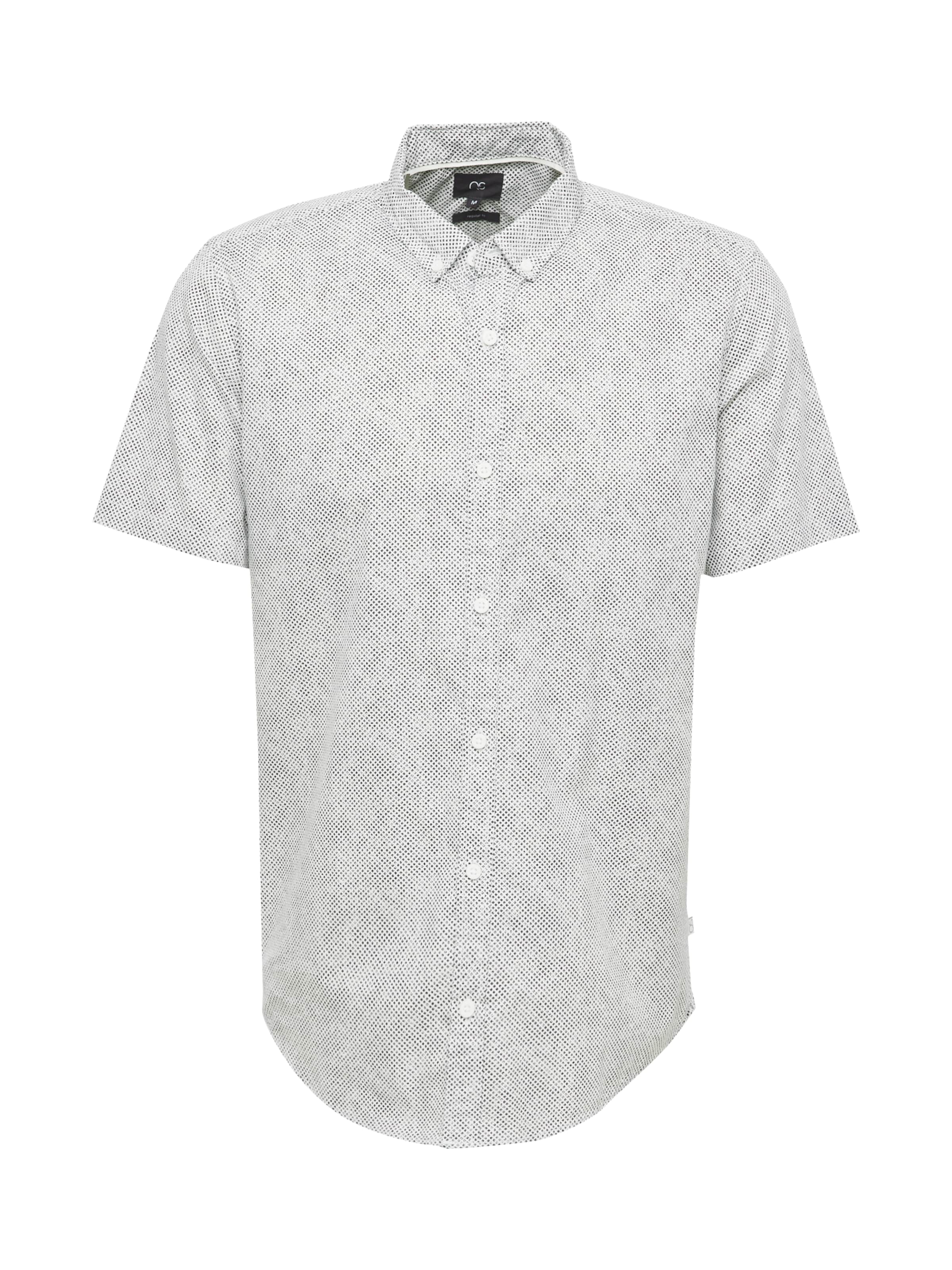 QS Regular Fit Hemd in Grau: Vorderseite