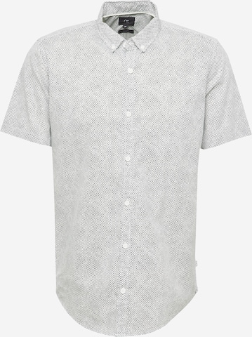 QS Regular Fit Hemd in Grau: Vorderseite