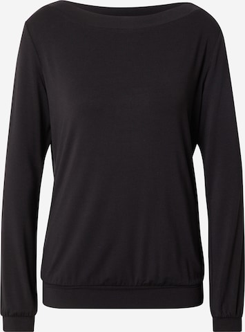 T-shirt fonctionnel CURARE Yogawear en noir : devant