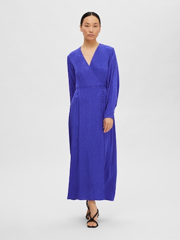 SELECTED FEMME Kleid 'ABIENNE' in Blau