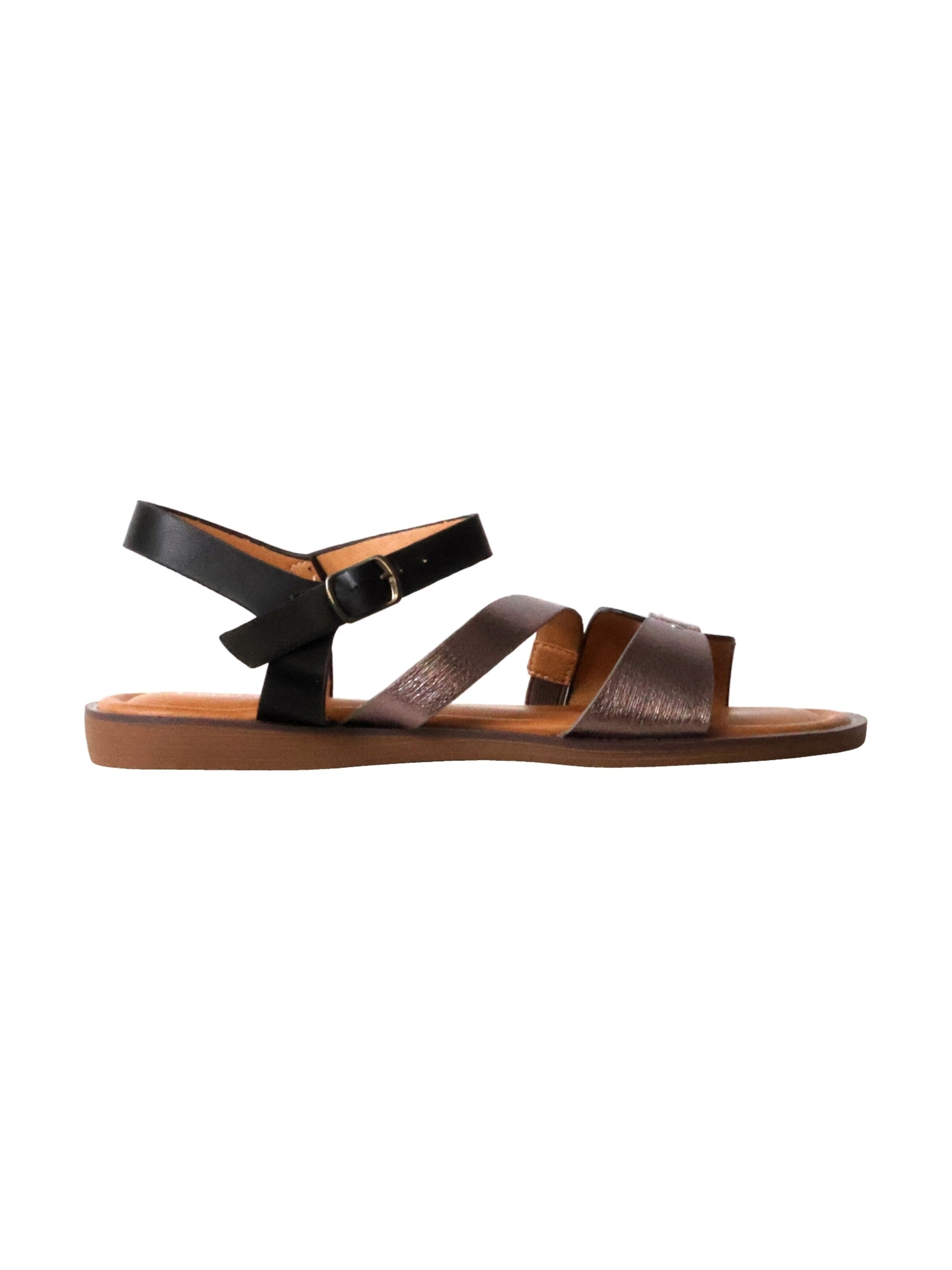 Sandales à lanières 'Flache Sandalen mit Riemchen' POTI PATI en noir