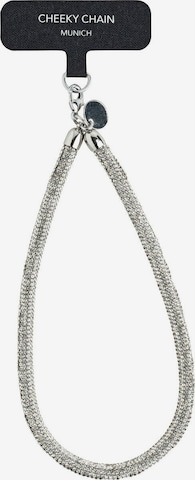 Protection pour Smartphone 'Estelle' Cheeky Chain Munich en argent : devant