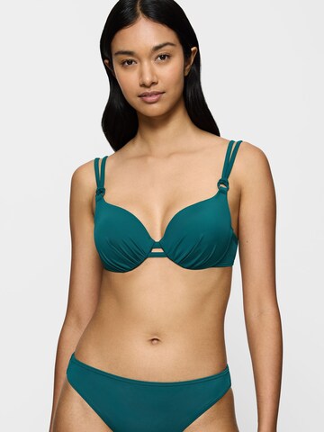 TRIUMPH Triangle Bikini Top ' Summer Mix & Match ' in Green: front