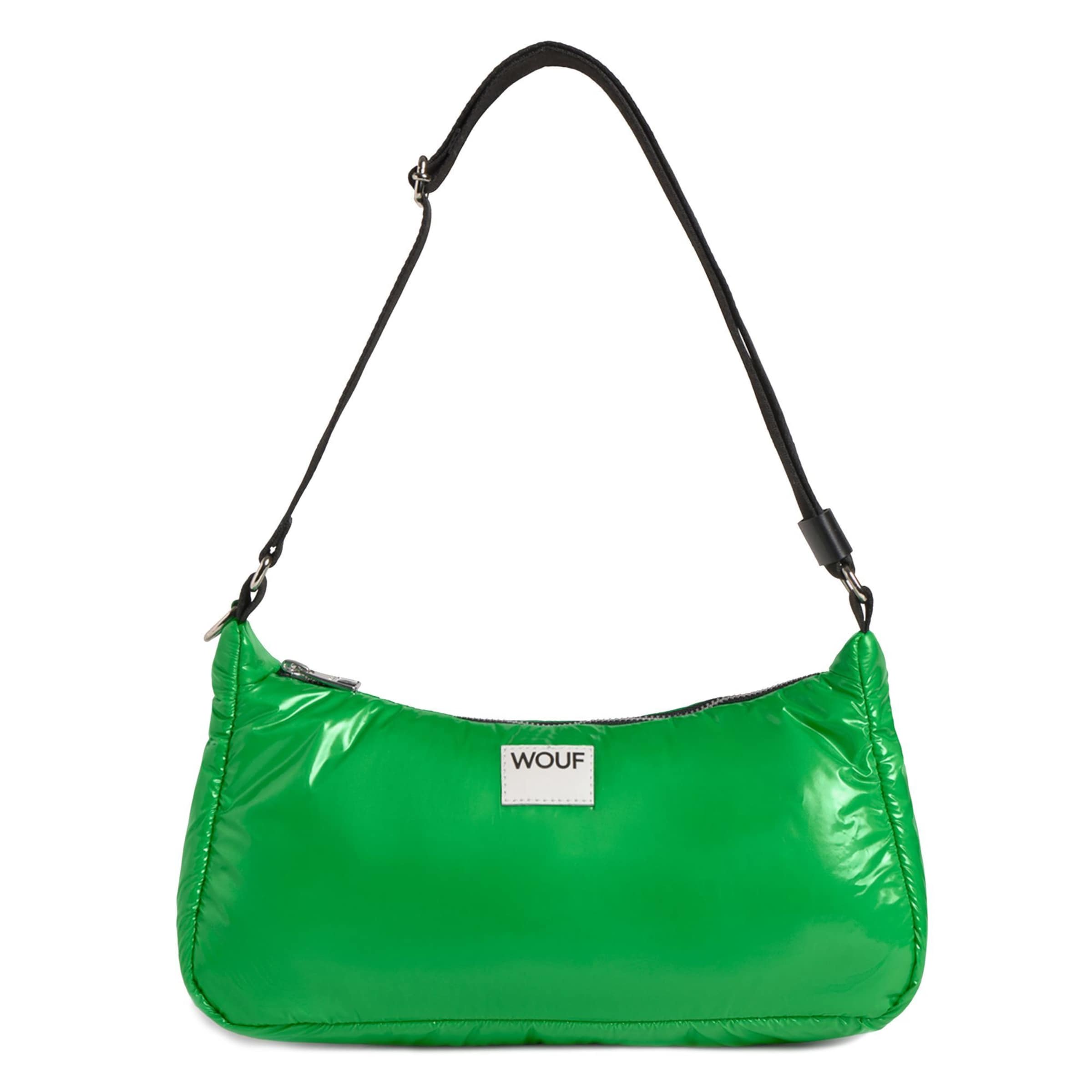 Sac bandoulière 'Glossy' Wouf en vert : devant