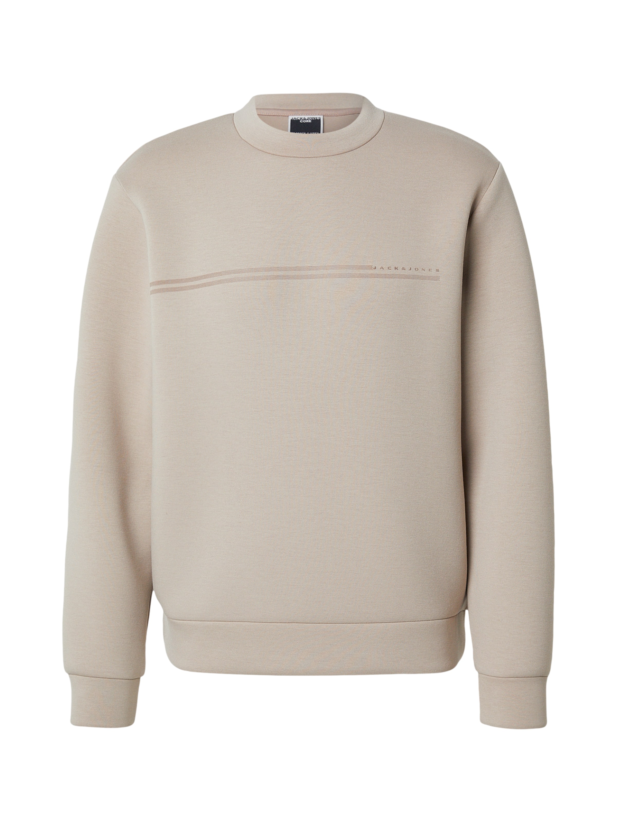Bluză de molton 'JCOFUSION' de la JACK & JONES pe bej: față