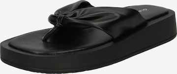 Flip-flops de la GLAMOROUS pe negru: față