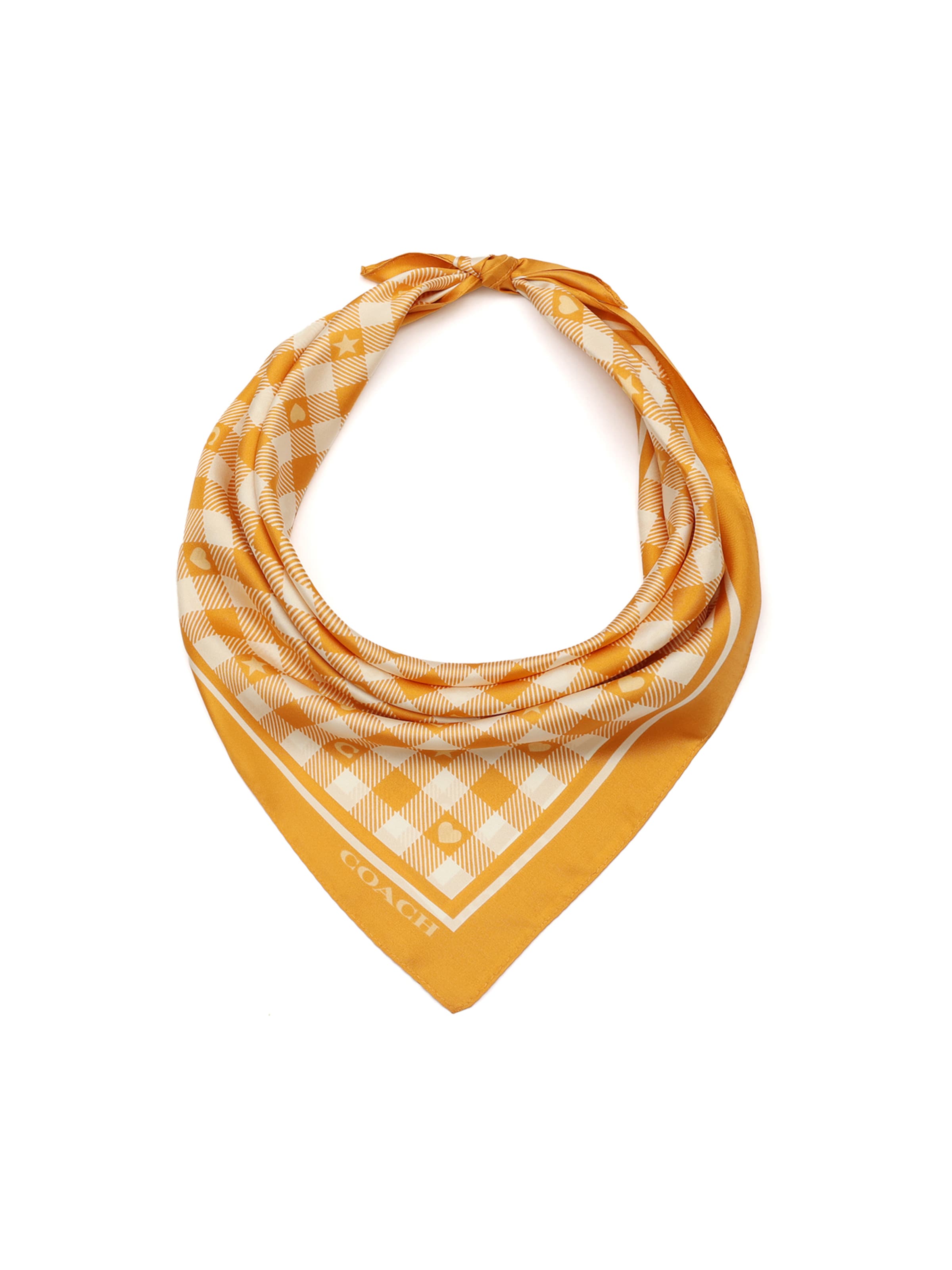 COACH - Pañuelo en naranja