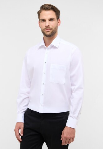 ETERNA Regular fit Button Up Shirt in White: front