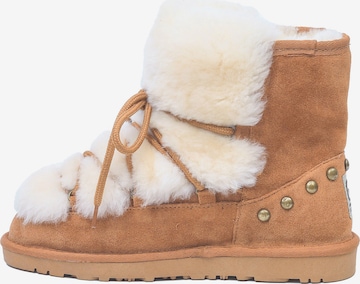 Gooce - Botas de nieve 'Isabel' en marrón: frente