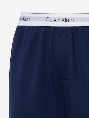 Calvin Klein Tapered Broek in Blauw