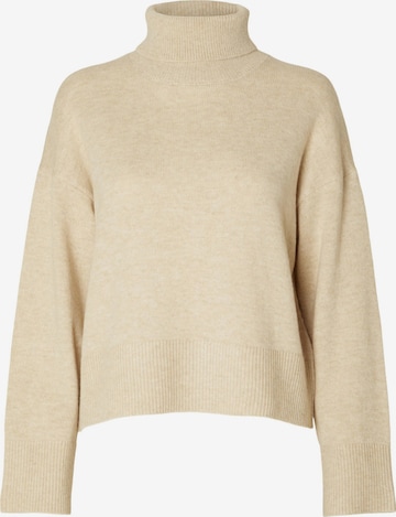 SELECTED FEMME Sweater in Beige: front