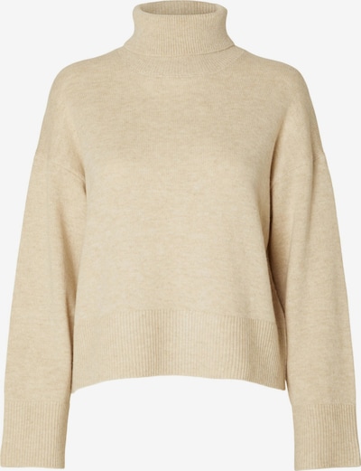 SELECTED Pull-over en beige, Vue avec produit