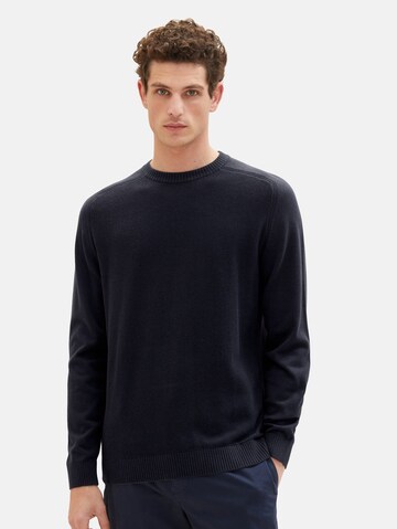 TOM TAILOR Sweater in Blue: front