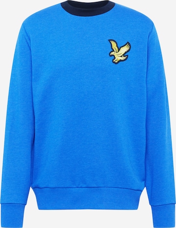 Lyle & Scott Sweatshirt 'Marl' in Blue: front