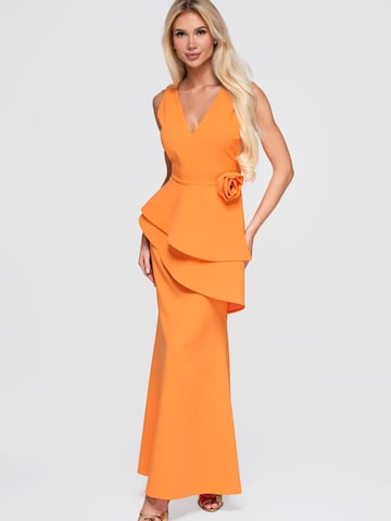 Ombre Abendkleid in Orange