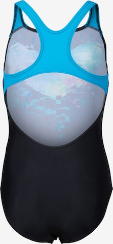 ARENA Urheilullinen uima-asu 'MULTI PIXELS' värissä musta