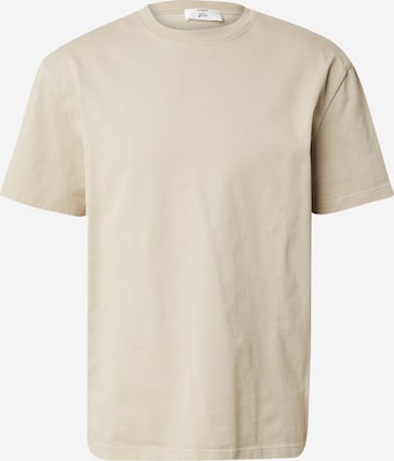 ABOUT YOU x Jaime Lorente TShirt 'Danilo' (GOTS) in Beige: predná strana