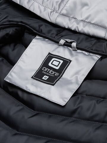Ombre Between-Season Jacket 'C368' in Grey