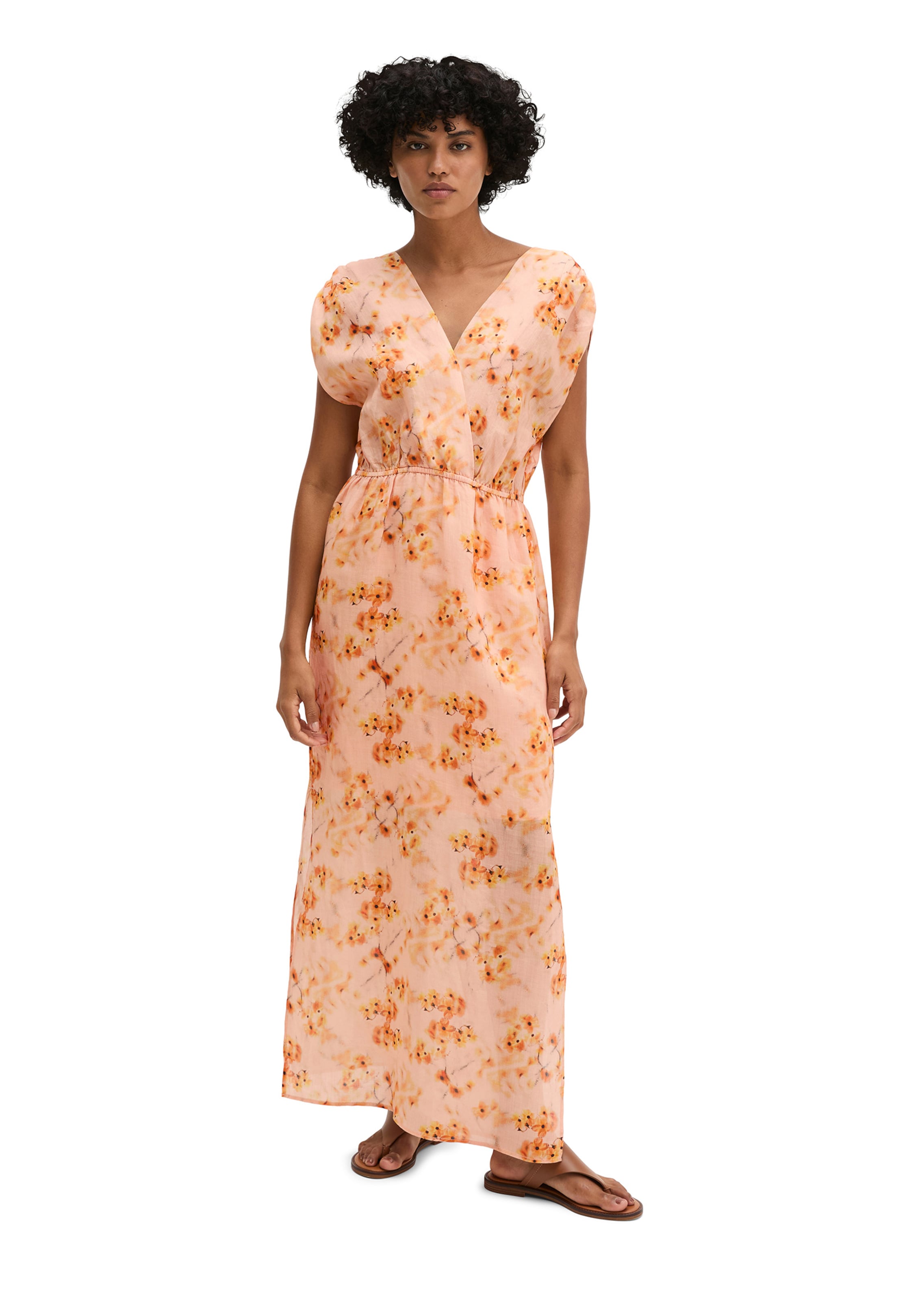 Marc O'Polo Summer dress in Orange: front