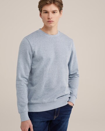 WE Fashion Sweatshirt in Blauw: voorkant