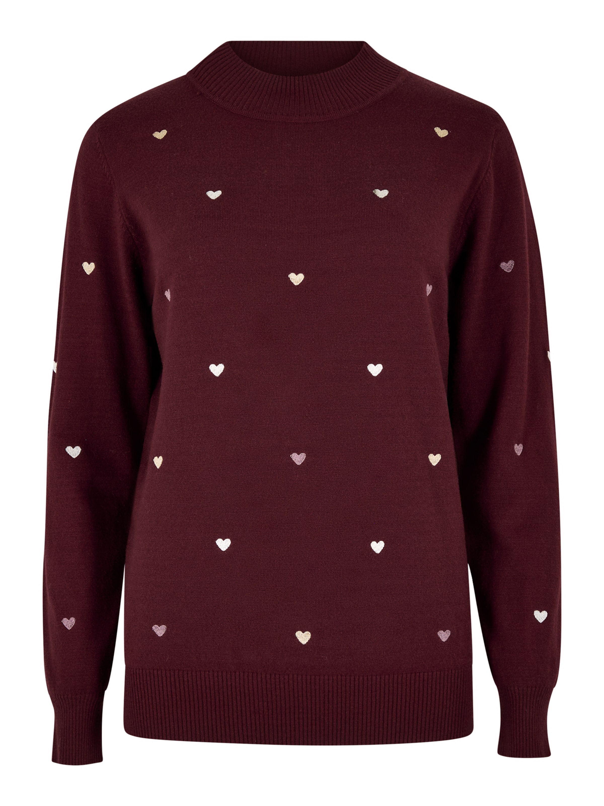 Apricot Pullover in Rot: Vorderseite