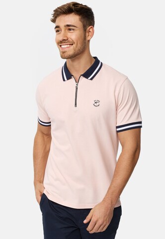 T-Shirt 'Limbo' INDICODE JEANS en rose : devant