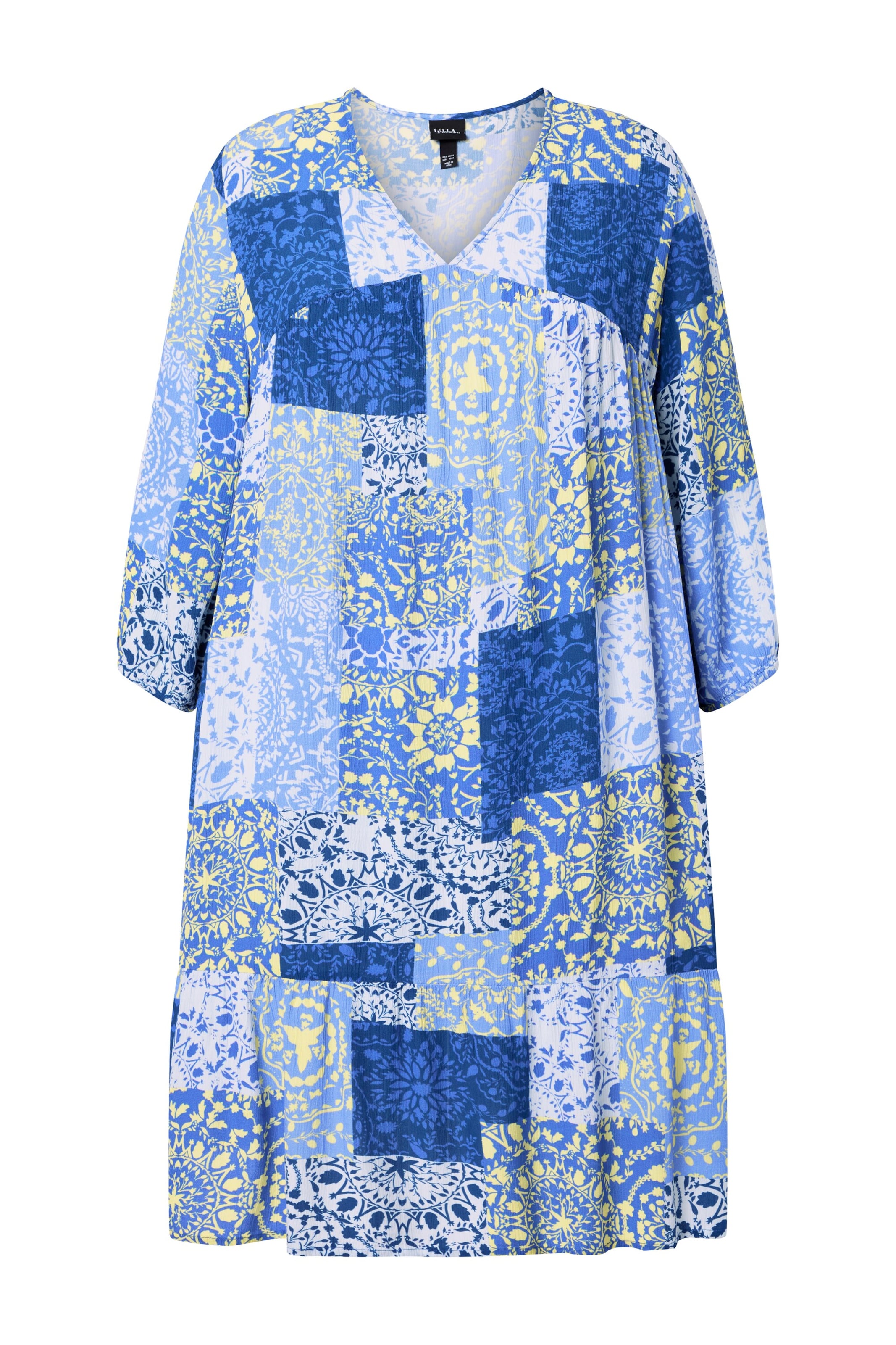 Ulla Popken Kleid in Blau: Vorderseite