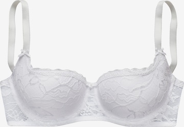 NUANCEBalkonet Grudnjak - bijela boja: prednji dio