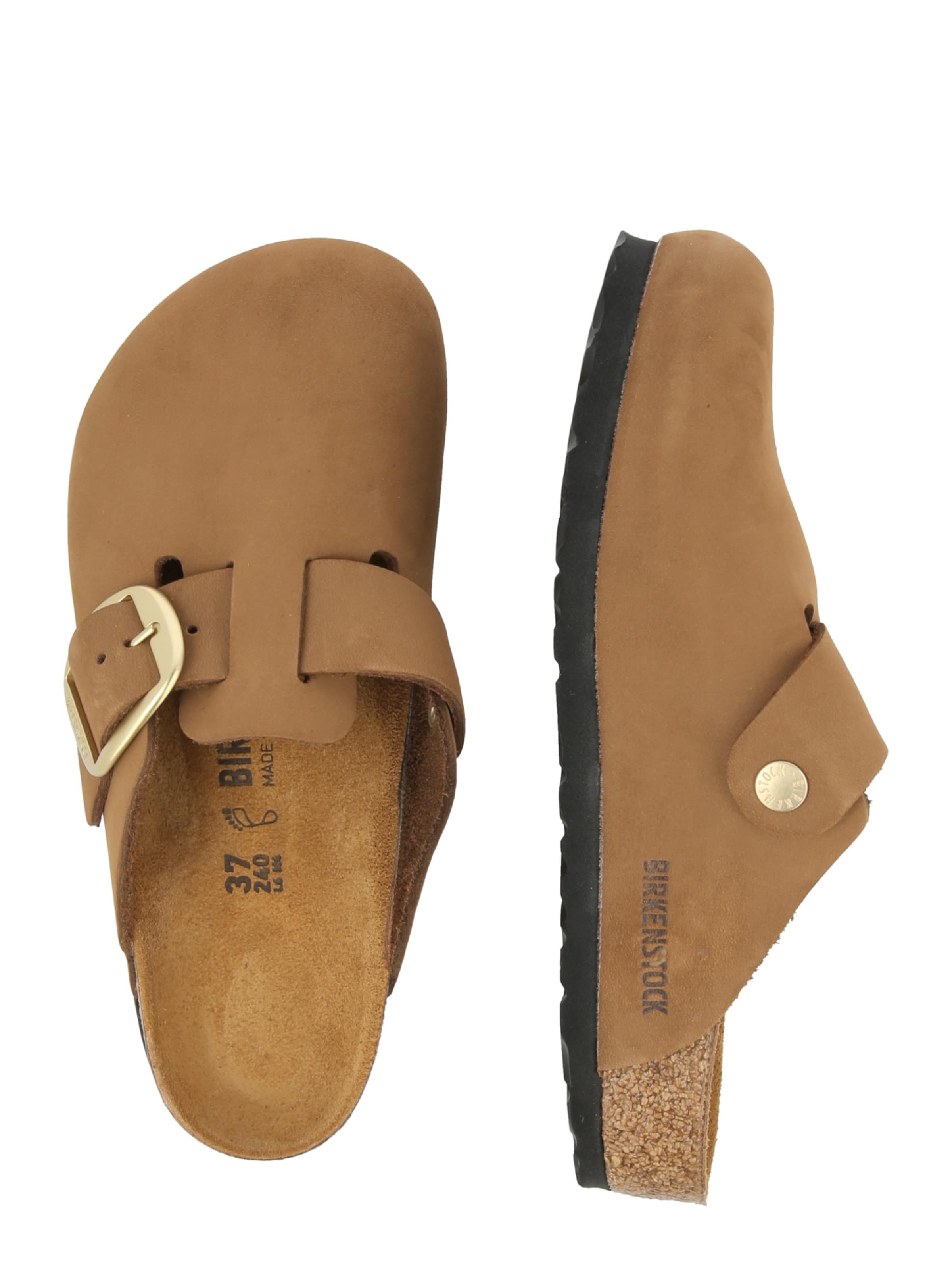 BIRKENSTOCK Σαμπό 'Boston' σε καφέ