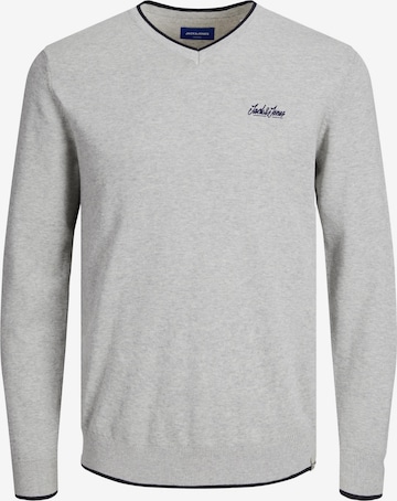 JACK & JONES Sweater 'Tons' in Grey: front