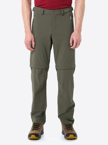 VAUDE Regular Outdoor trousers 'Farley' in Green: front