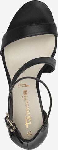 TAMARIS Strap sandal in Black