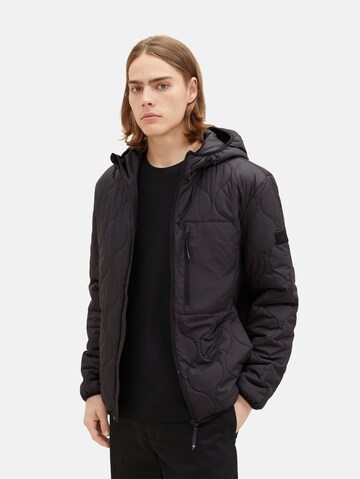 TOM TAILOR DENIM Jacke in Schwarz