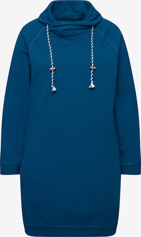 Robe Ulla Popken en bleu : devant